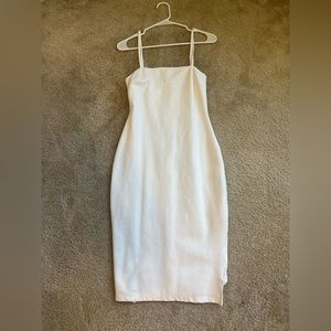 Lulu’s White Bodycon Midi Dress